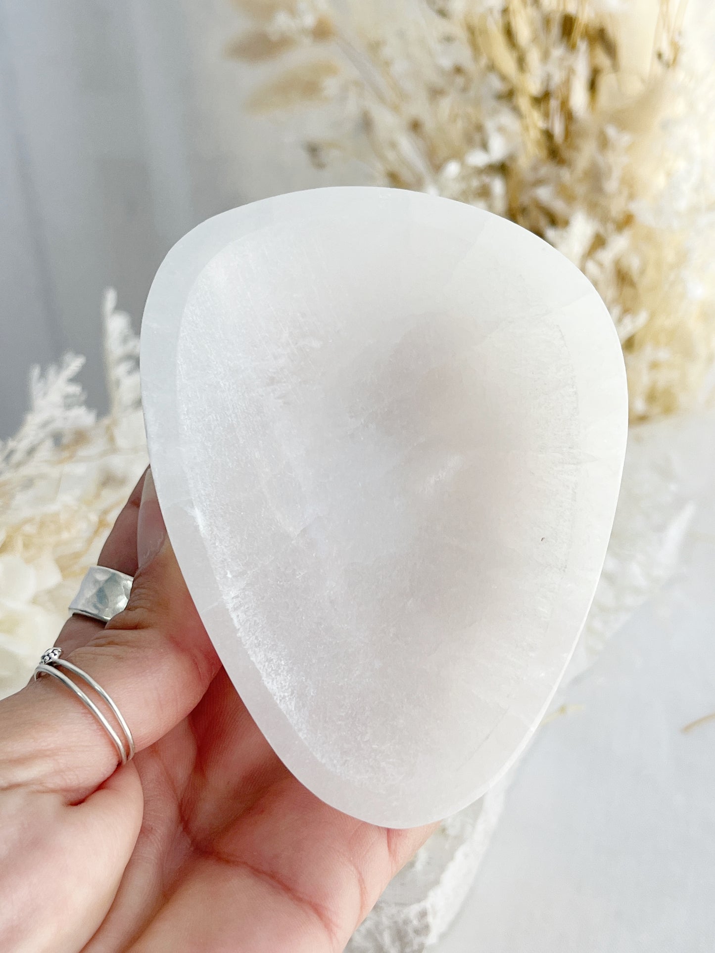 SELENITE BOWL || FREEFORM SHAPE