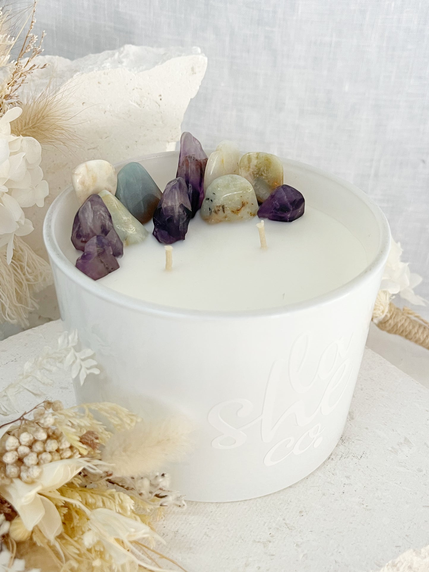 CRYSTAL CANDLE, AUSTRALIA STONED + SAGED