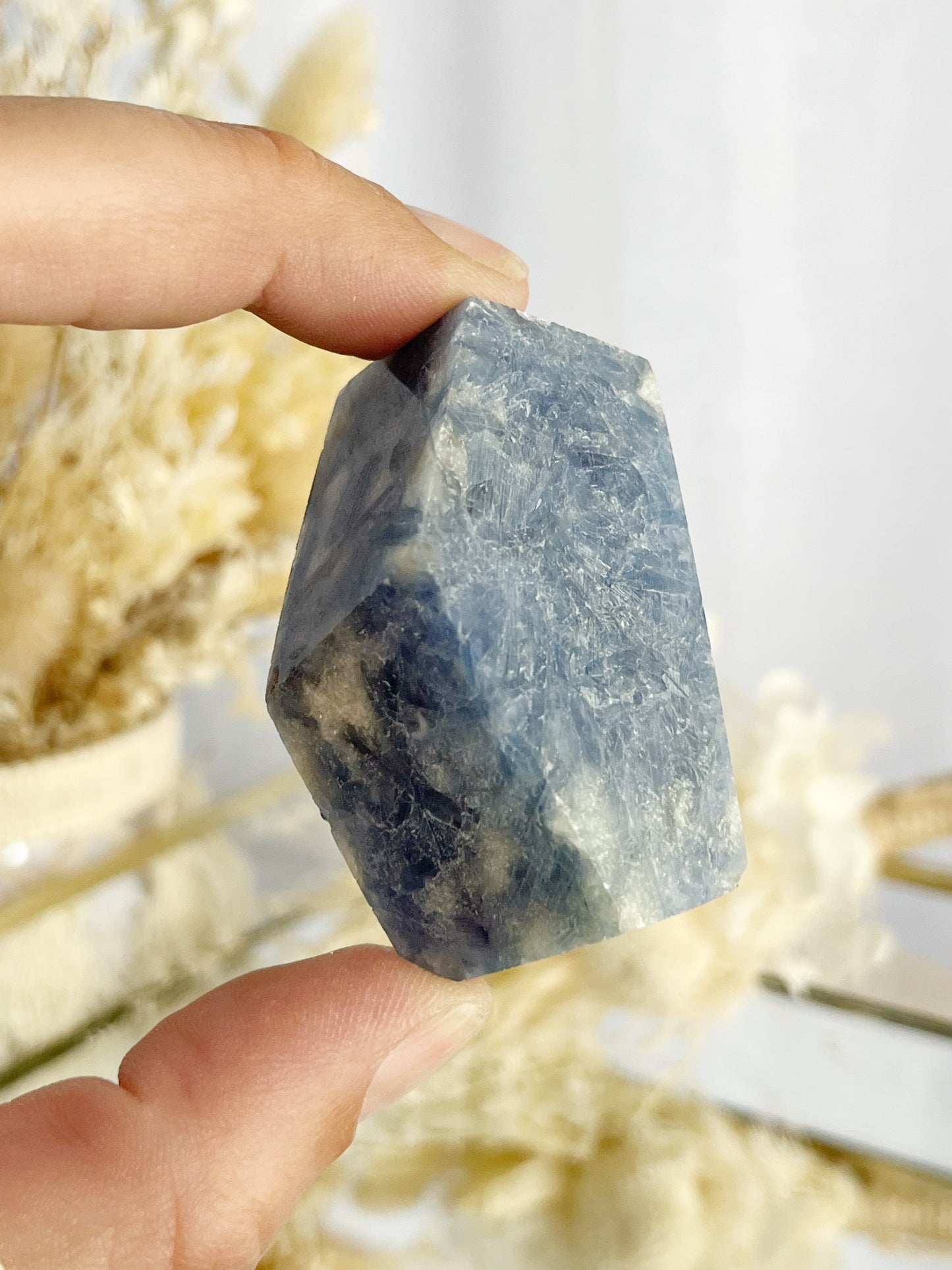 BLUE KYANITE FREEFORM, STONED AND SAGED AUSTRALIA