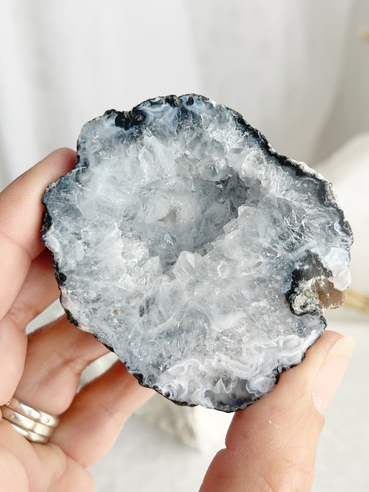 TRANCAS GEODE. Agate, Quartz, Calcite + Chalcedony. STONED AND SAGED AUSTRALIA