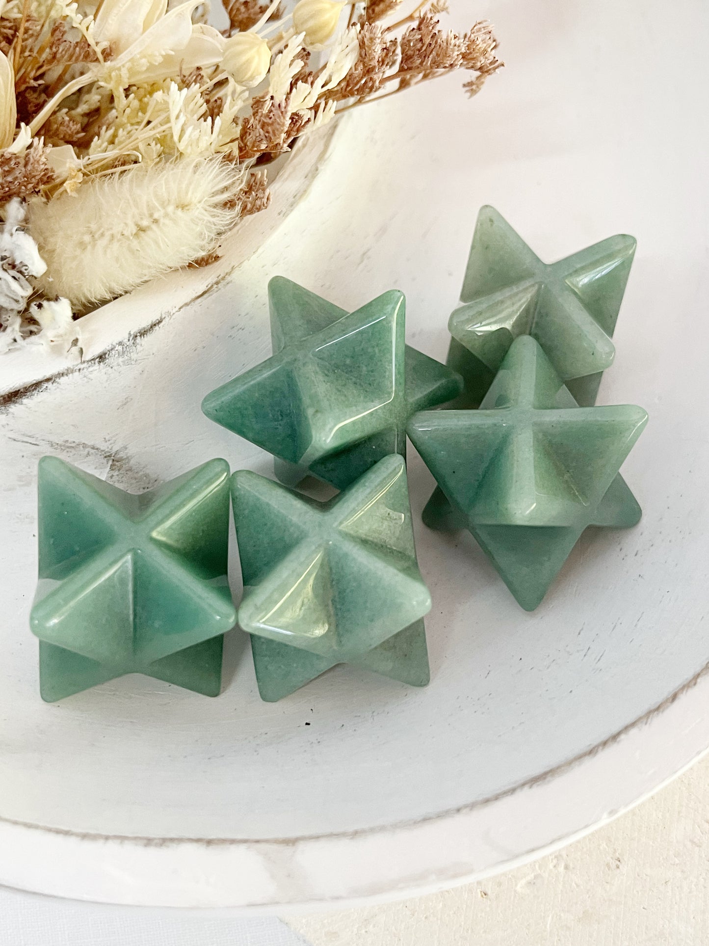 GREEN AVENTURINE MERKABA | INTUITIVELY CHOSEN