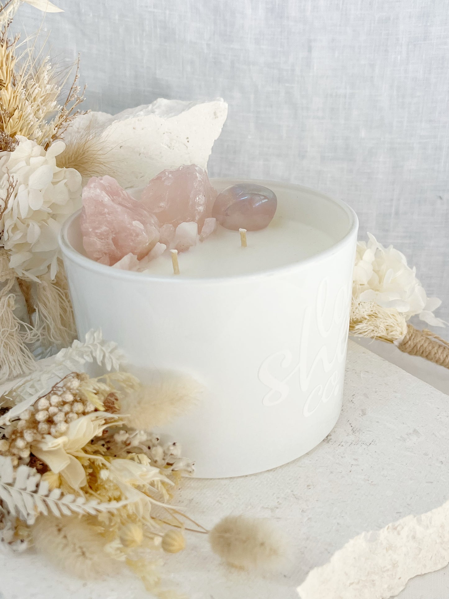 CRYSTAL CANDLE, AUSTRALIA STONED + SAGED