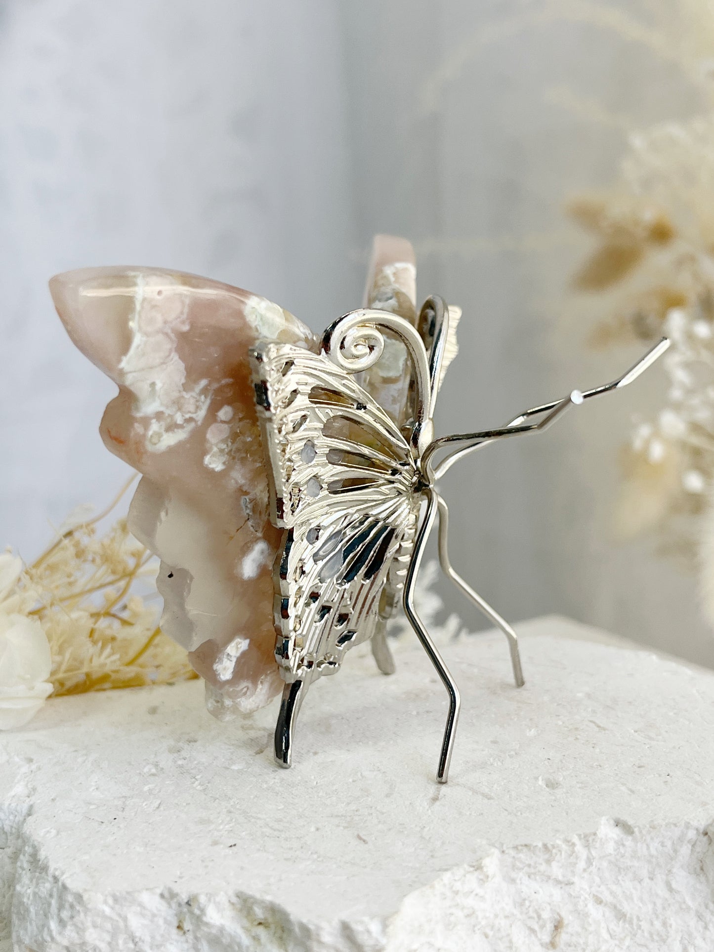 FLOWER AGATE BUTTERFLY || 31788