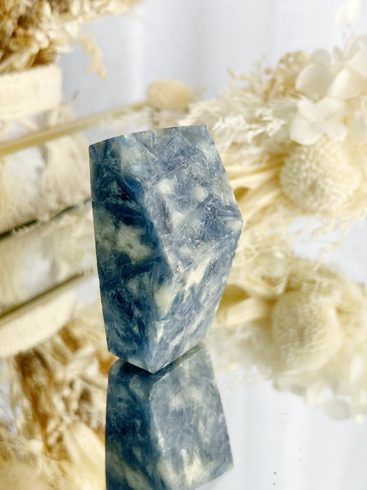 BLUE KYANITE FREEFORM, STONED AND SAGED AUSTRALIA