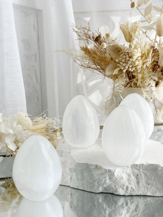 Selenite Egg, Crystal Shop Australia
