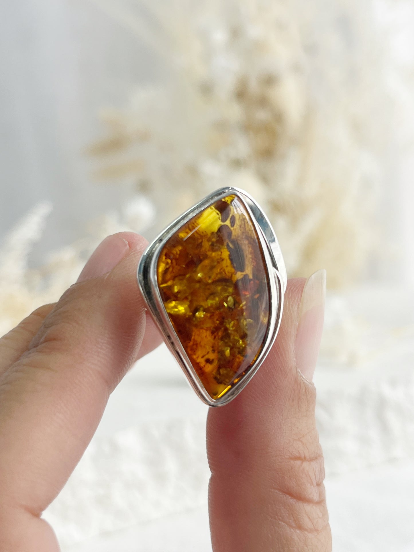 AMBER RING || SIZE 9