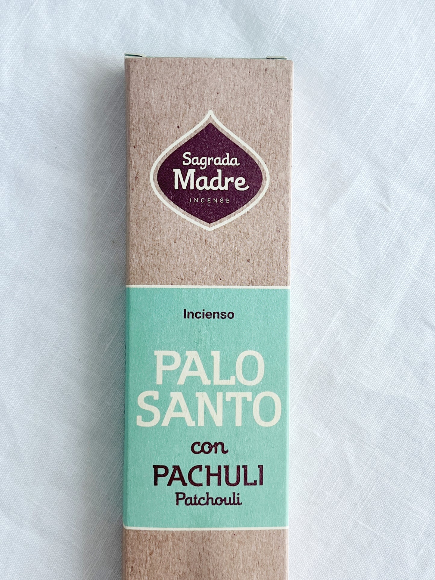 HERBAL INCENSE STICKS WITH PALO SANTO AND PATCHOULI. SAGRADA MADRE. STONED AND SAGED AUSTRALIA.