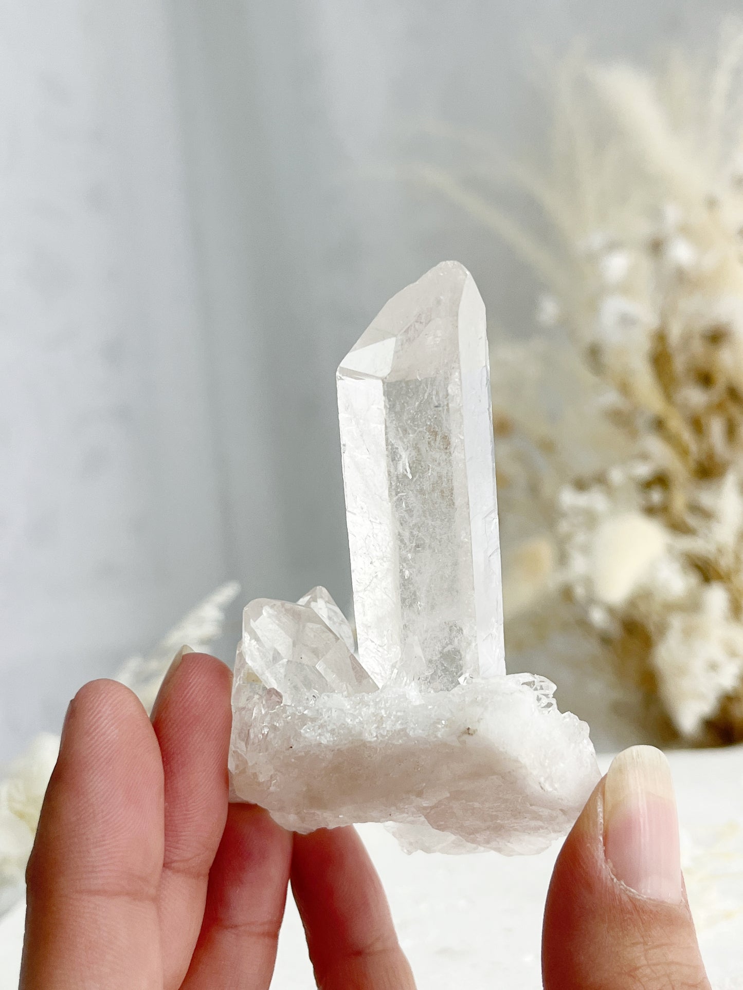 CLEAR QUARTZ CLUSTER || 31716