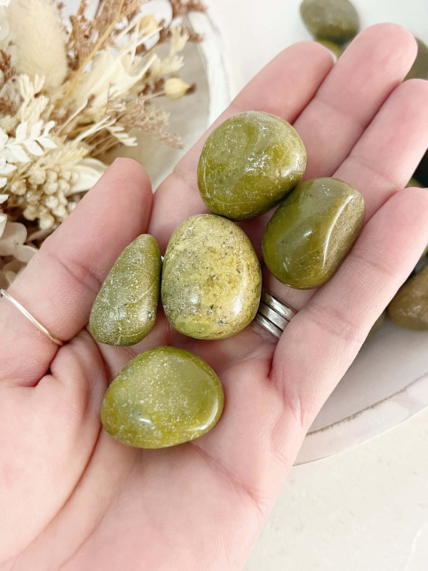 GREEN OPAL TUMBLE