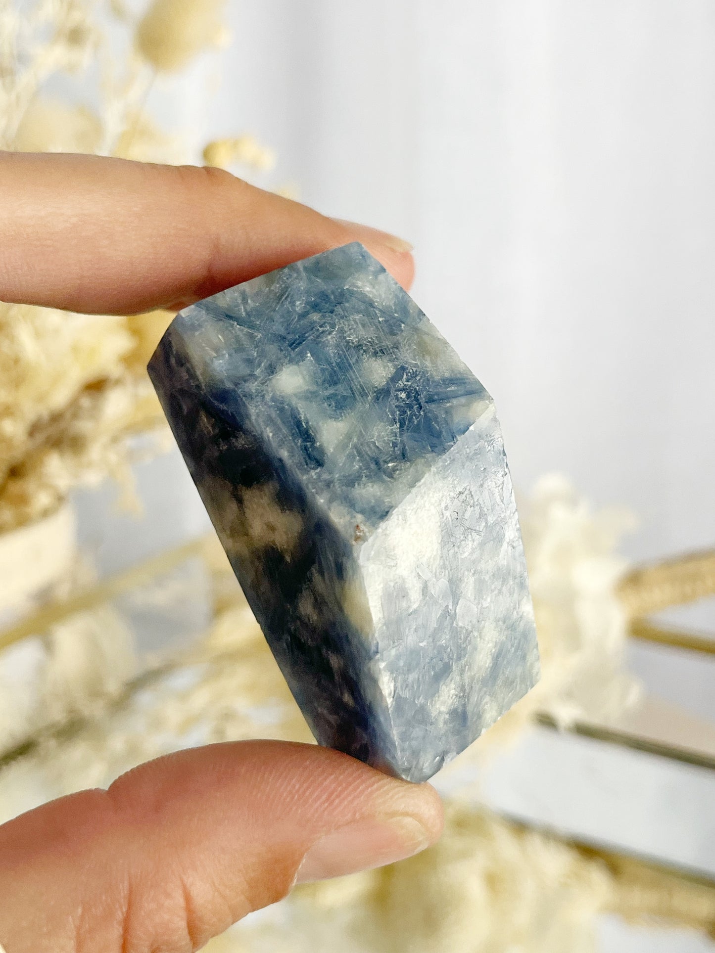 BLUE KYANITE FREEFORM, STONED AND SAGED AUSTRALIA