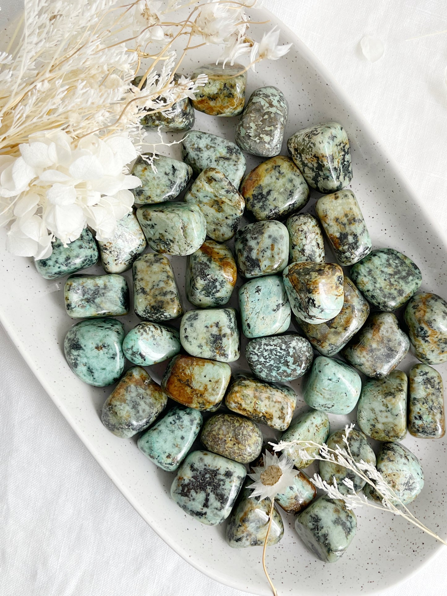 AFRICAN TURQUOISE TUMBLE