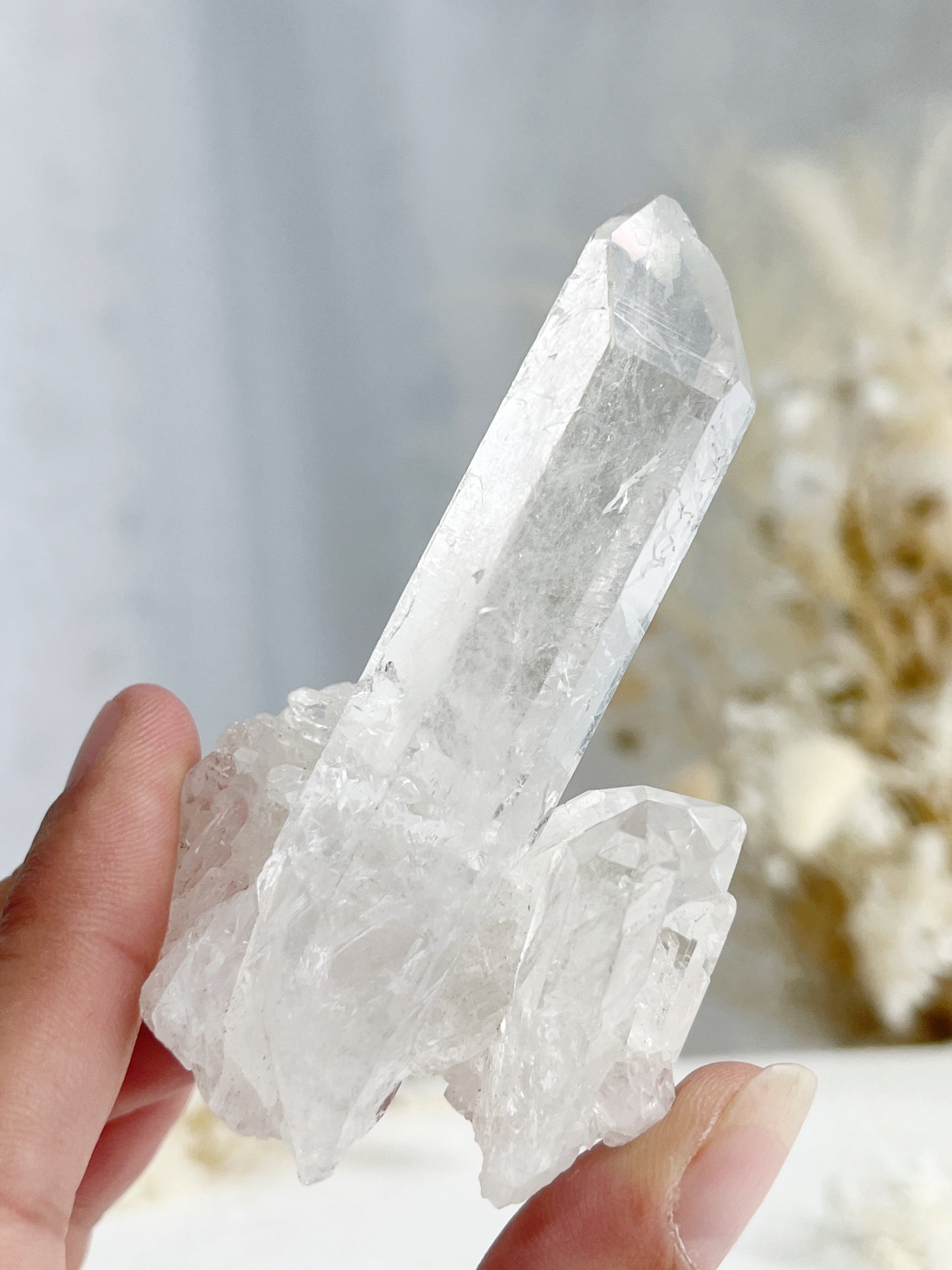 CLEAR QUARTZ CLUSTER || 31716
