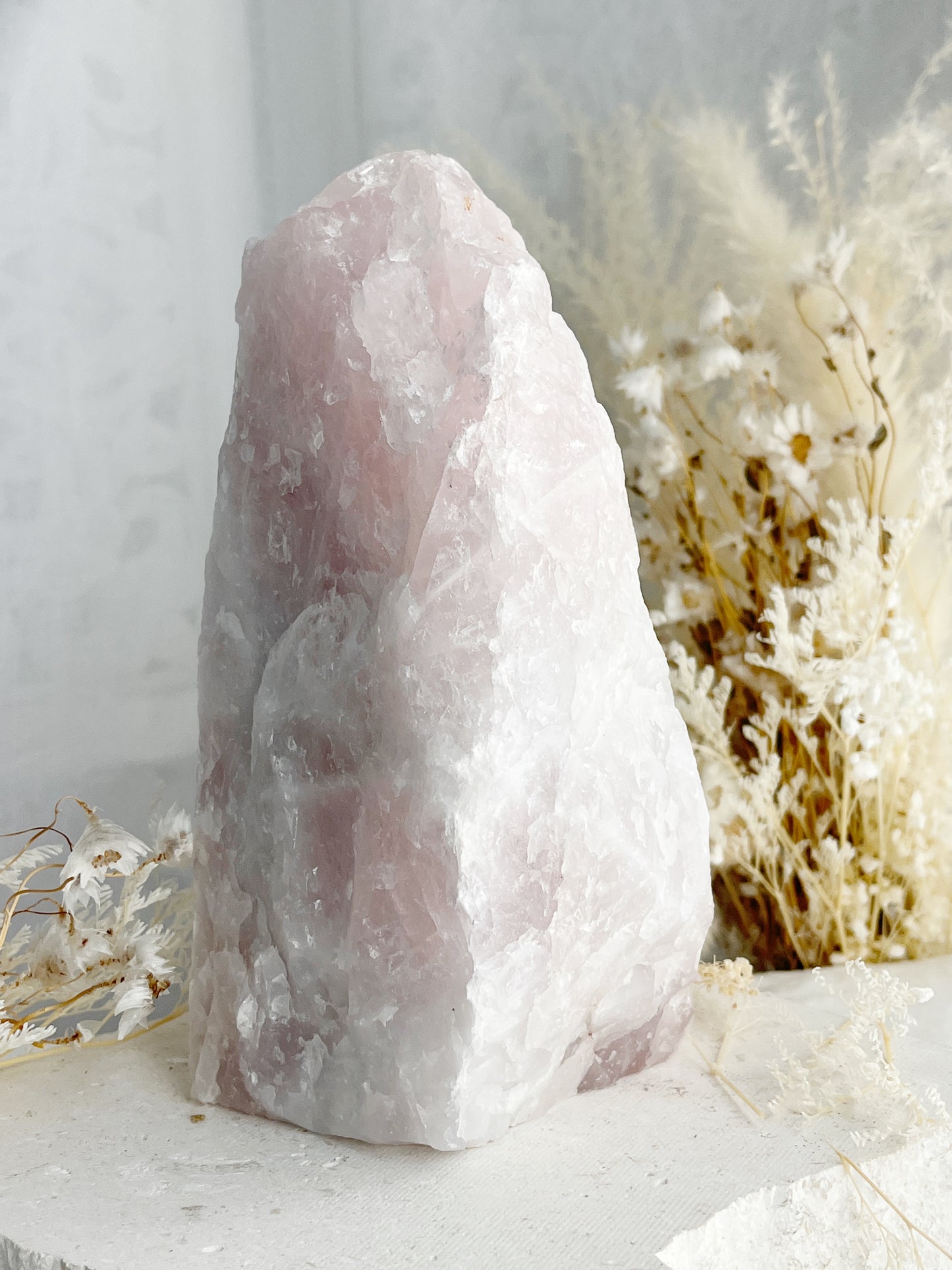 ROSE QUARTZ ROUGH LAMP || 31783