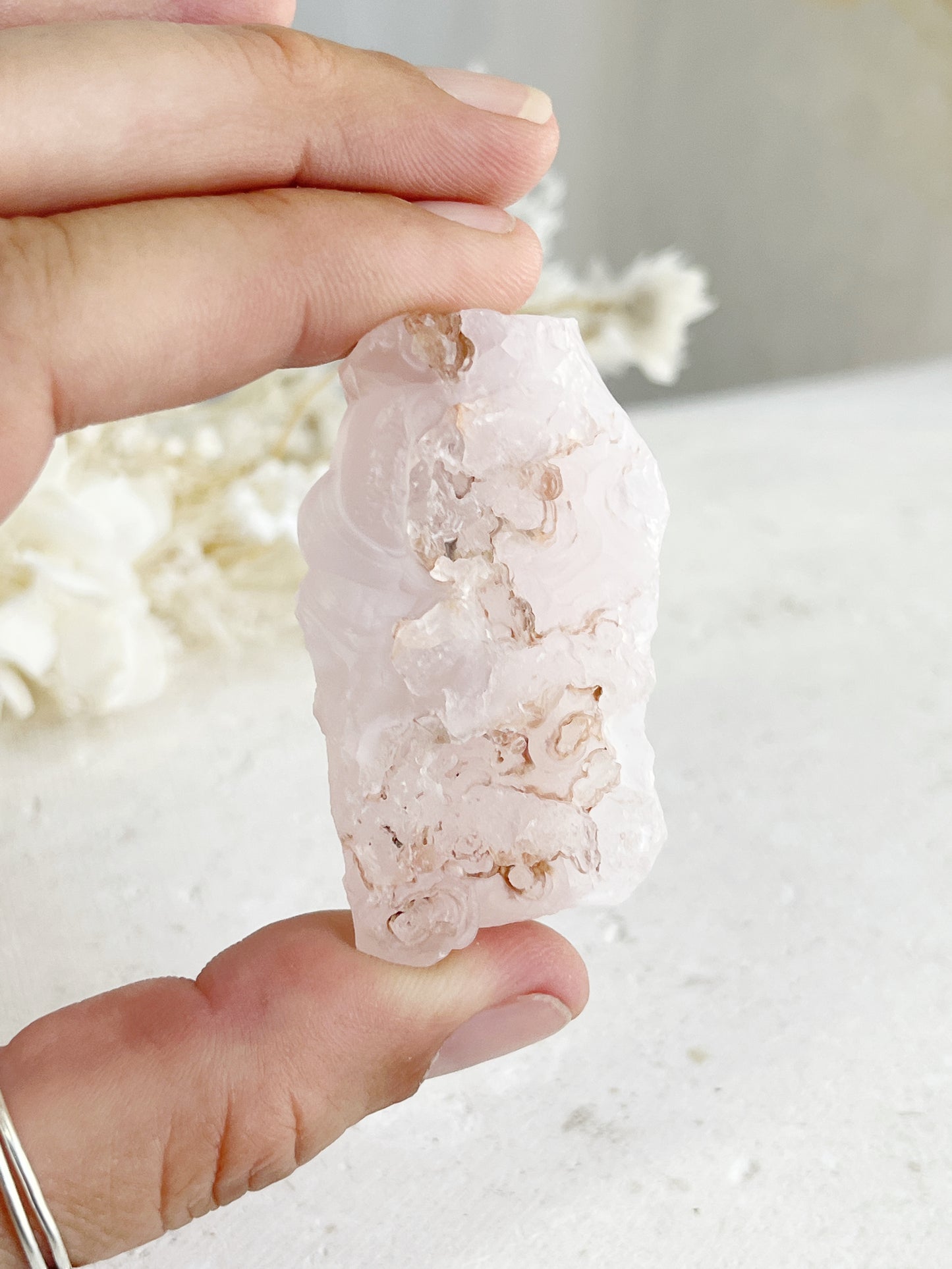 PINK CHALCEDONY SPECIMEN || 31466