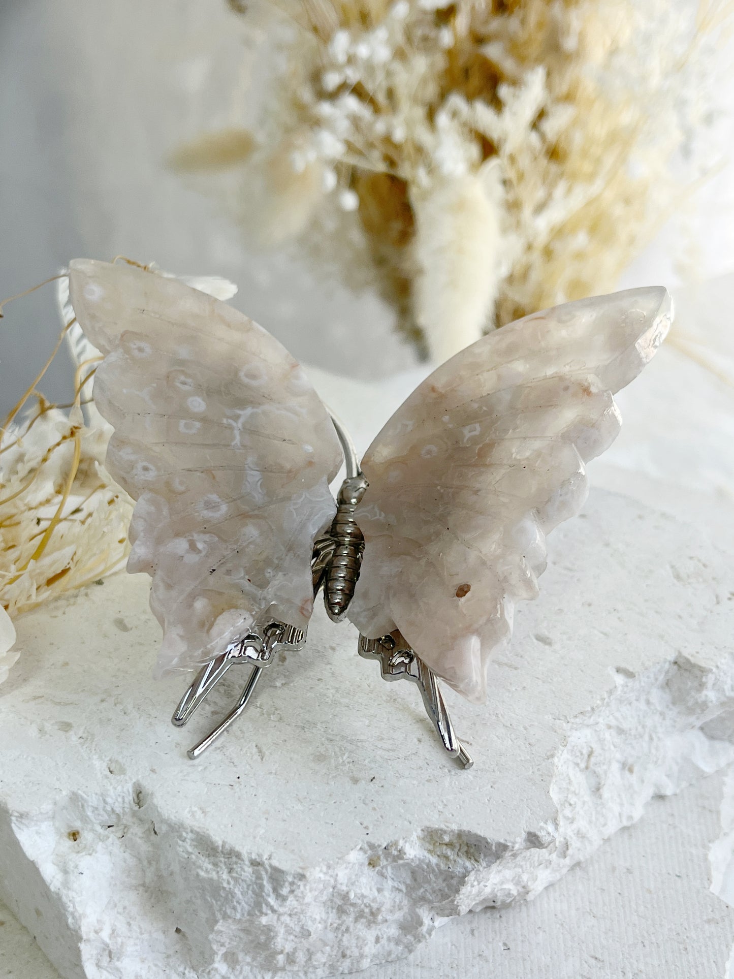 FLOWER AGATE BUTTERFLY || 31790