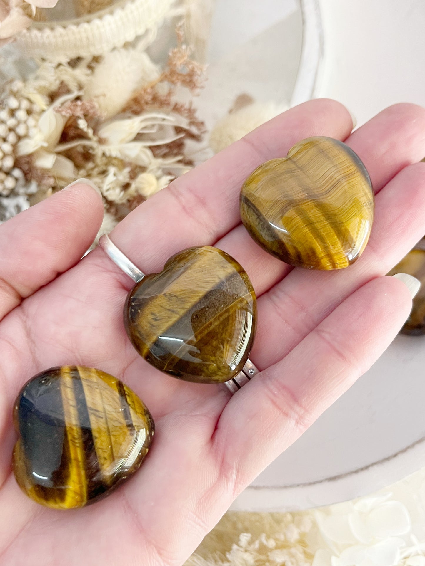 TIGERS EYE MINI HEART || INTUITIVELY CHOSEN