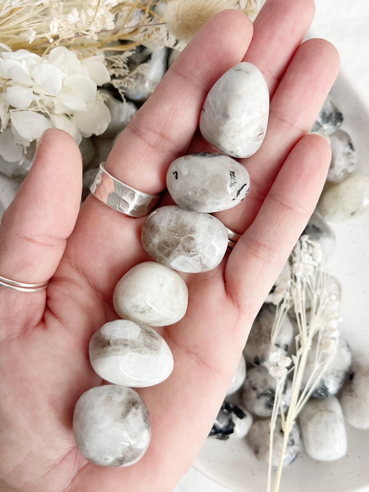 RAINBOW MOONSTONE TUMBLE