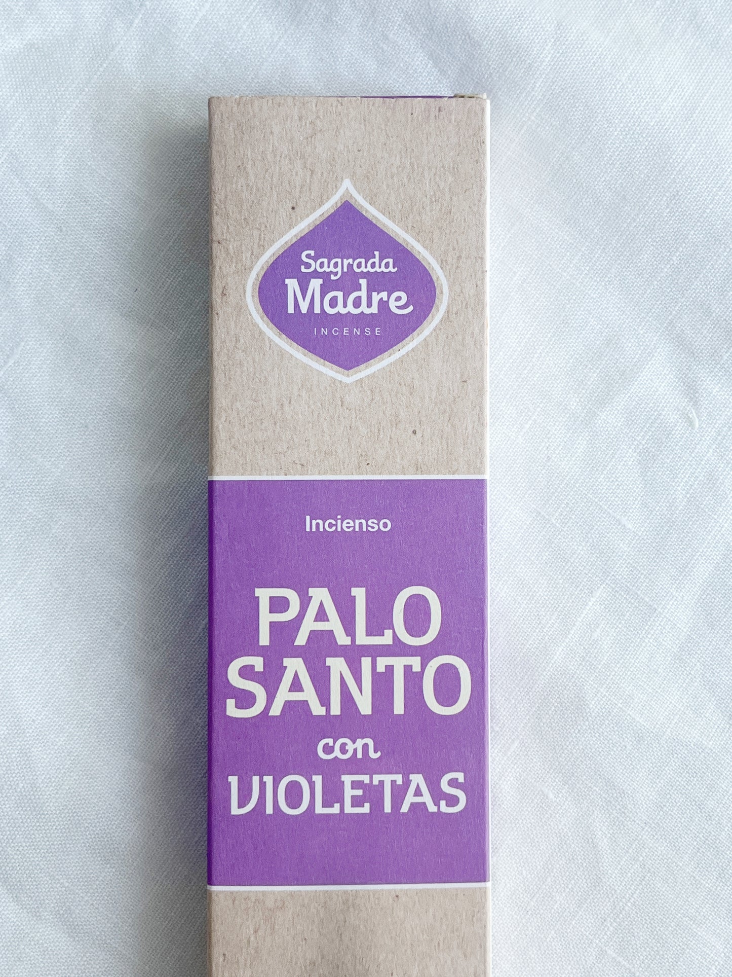 HERBAL INCENSE STICKS WITH PALO SANTO AND VIOLET. SAGRADA MADRE. STONED AND SAGED AUSTRALIA.