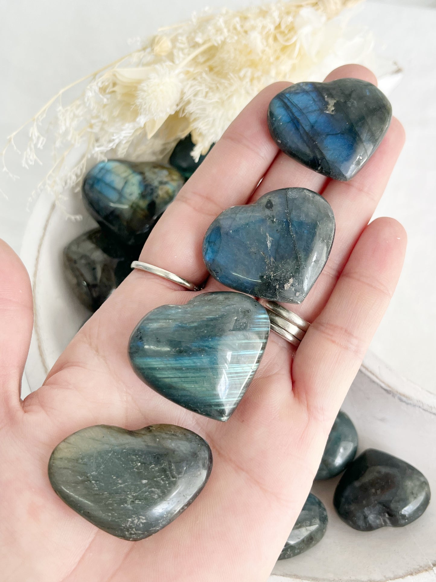 LABRADORITE HEART || INTUITIVELY CHOSEN