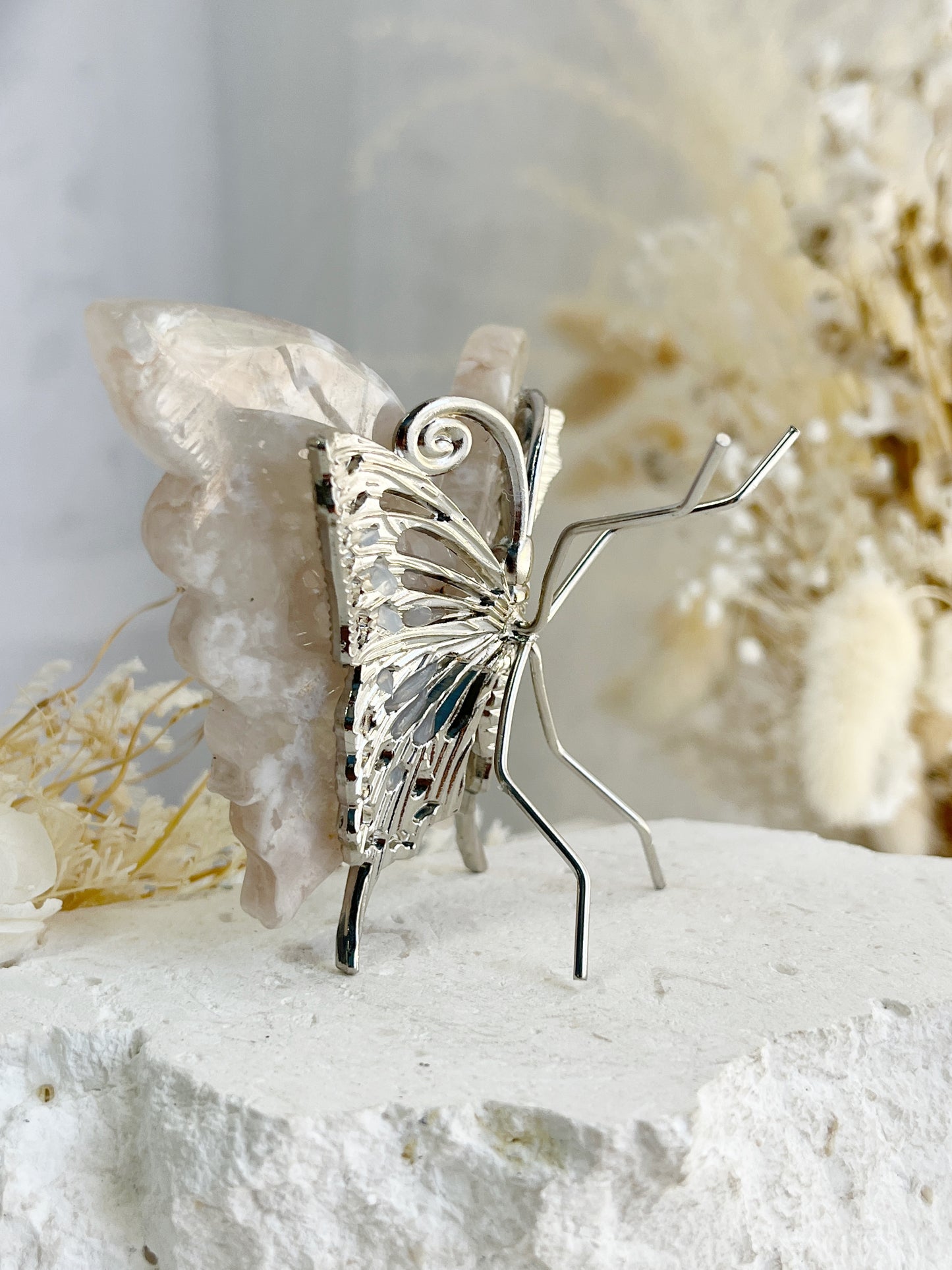 FLOWER AGATE BUTTERFLY || 31790