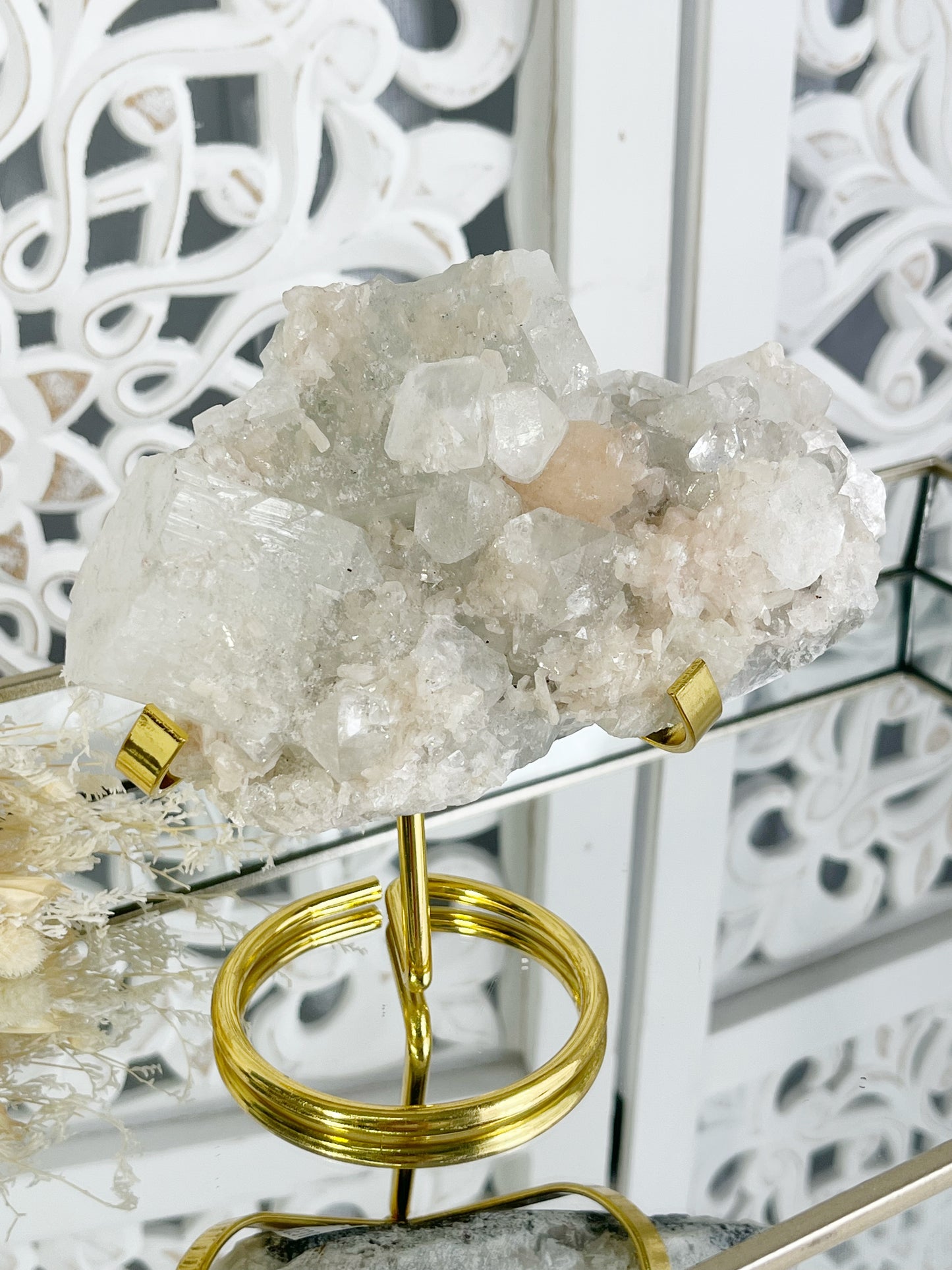 APOPHYLLITE + STILBITE CLUSTER || 20538