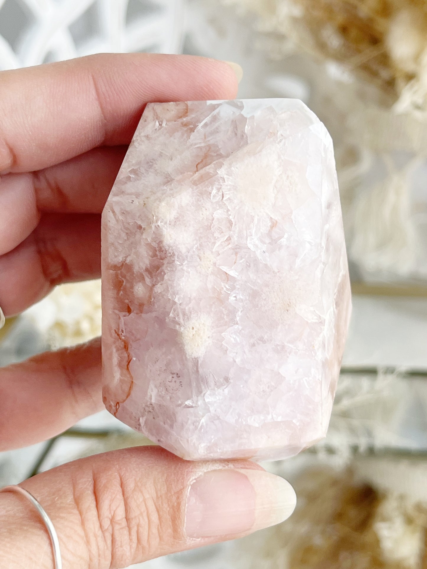 AMETHYST X FLOWER AGATE FREEFORM || 20618