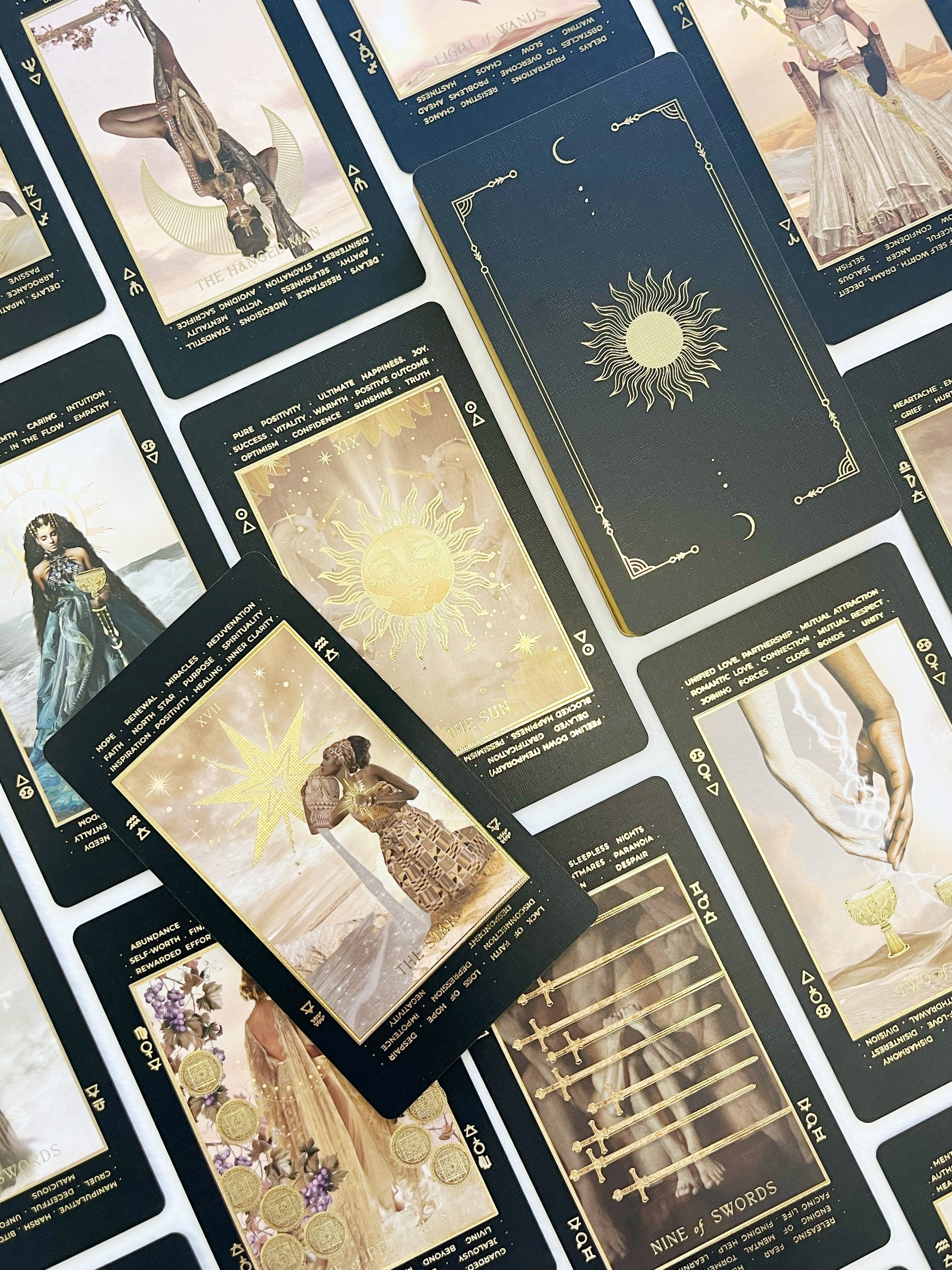 LUCID DREAMS BEGINNER TAROT, BLACK ECLIPSE EDITION IV ST SOLEIL, STONED AND SAGED AUSTRALIA