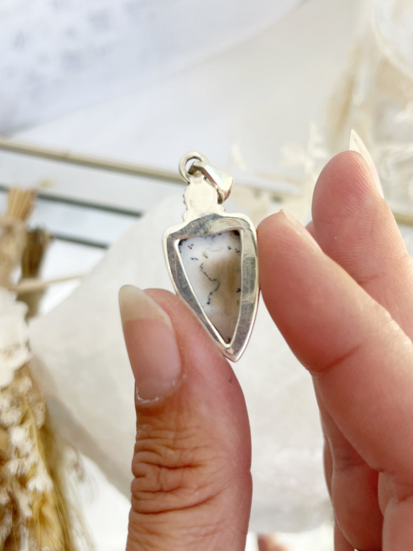DENDRIC AGATE PENDANT || 30071