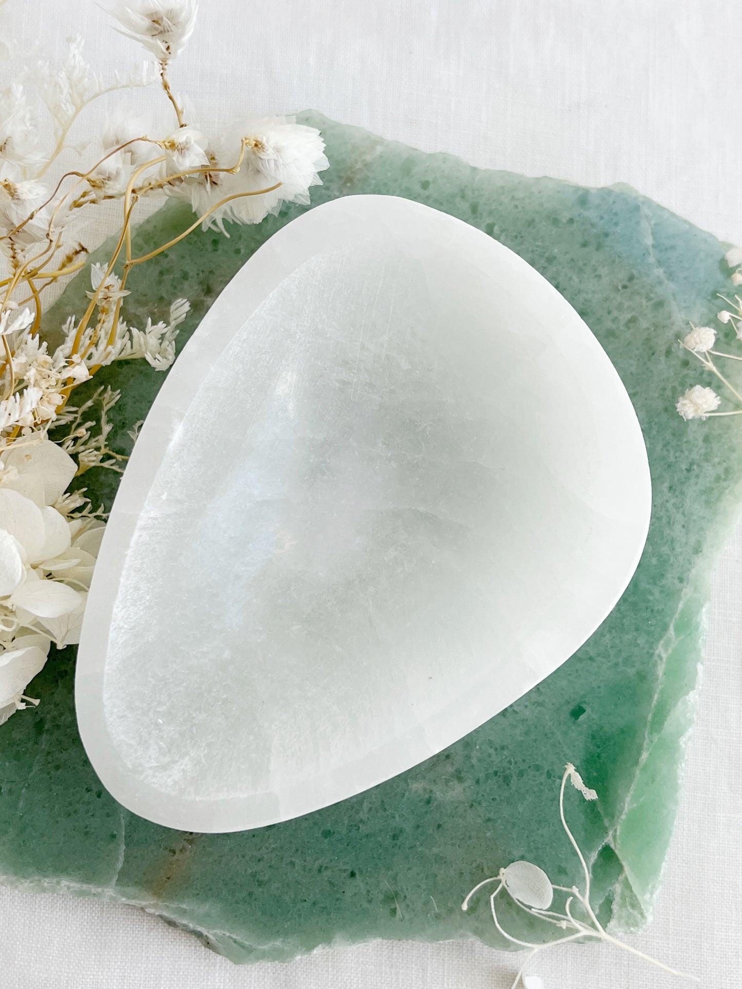 SELENITE BOWL || FREEFORM SHAPE