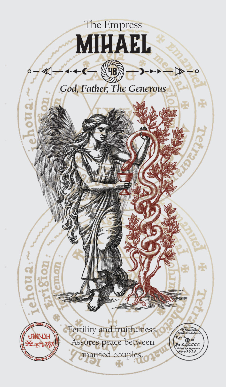 ANGEL TAROT POCKET EDITION. TRAVIS MCHENRY. STONED AND SAGED AUSTRALIA.