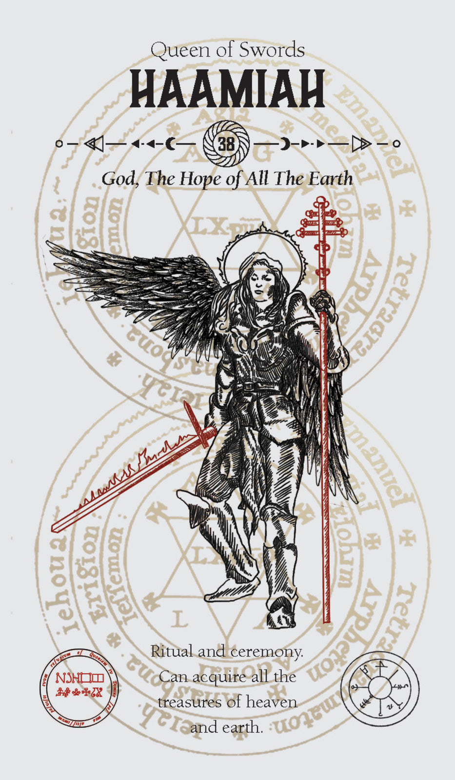 ANGEL TAROT POCKET EDITION. TRAVIS MCHENRY. STONED AND SAGED AUSTRALIA.