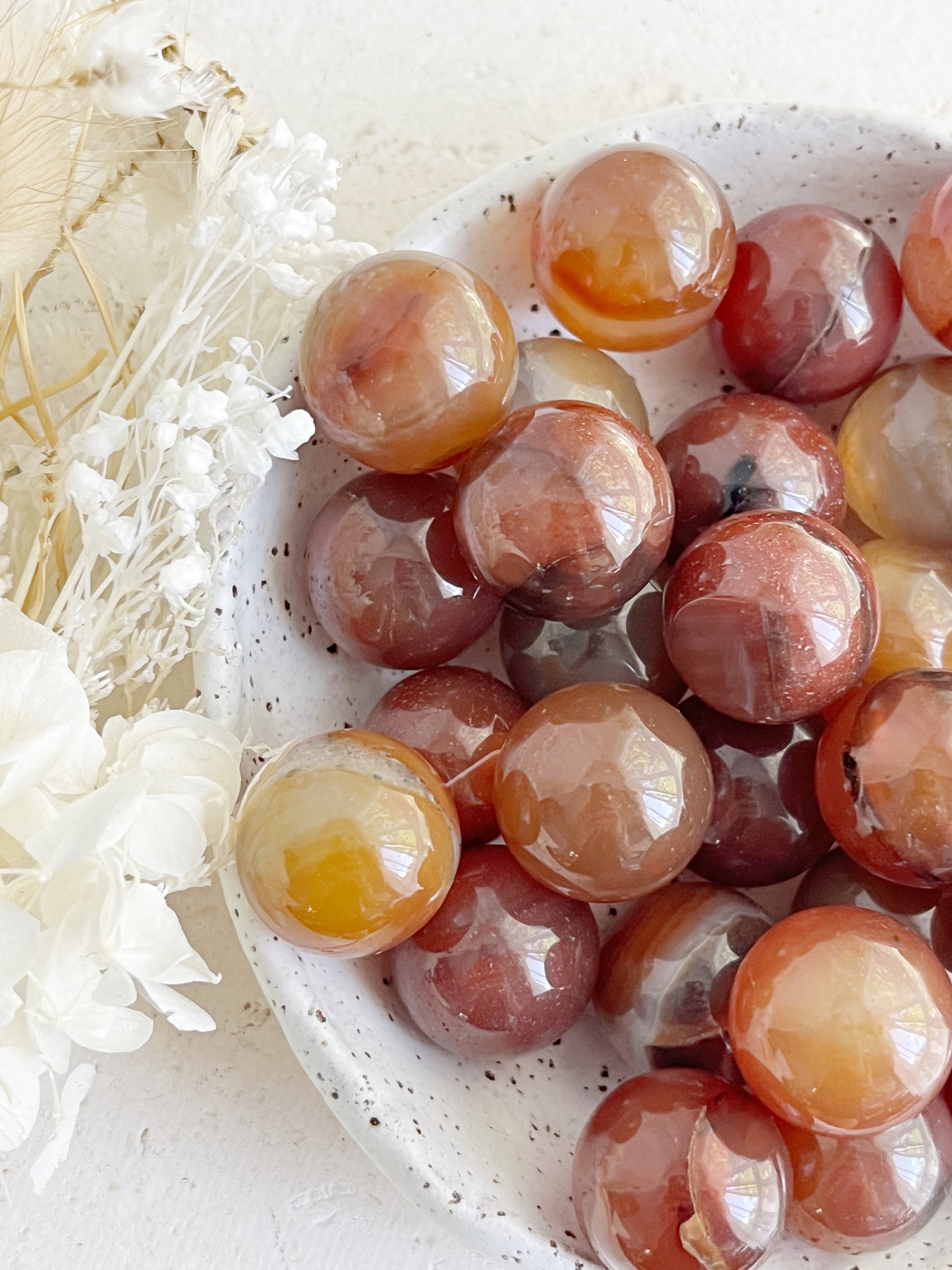 CARNELIAN MINI SPHERE || INTUITIVELY CHOSEN