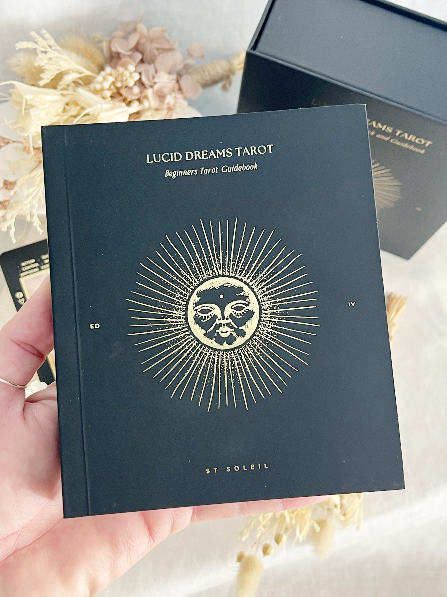 LUCID DREAMS BEGINNER TAROT, BLACK ECLIPSE EDITION IV ST SOLEIL, STONED AND SAGED AUSTRALIA