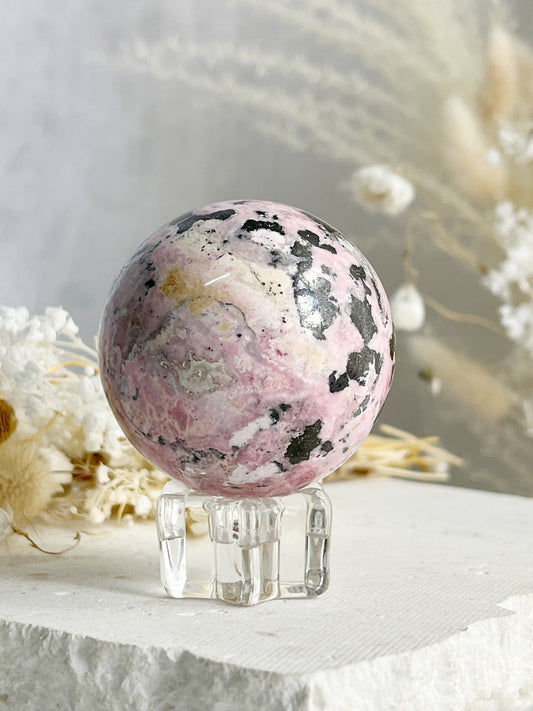 PERUVIAN RHODONITE SPHERE || 31299