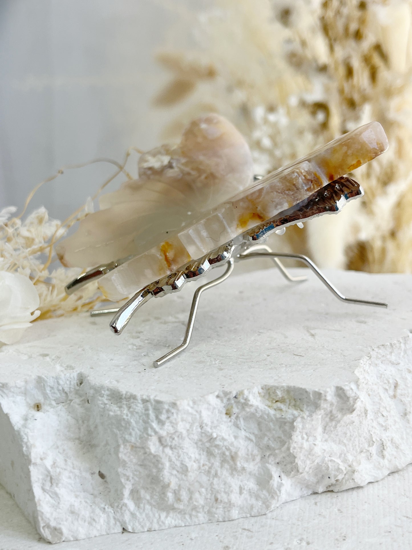 FLOWER AGATE BUTTERFLY || 31787