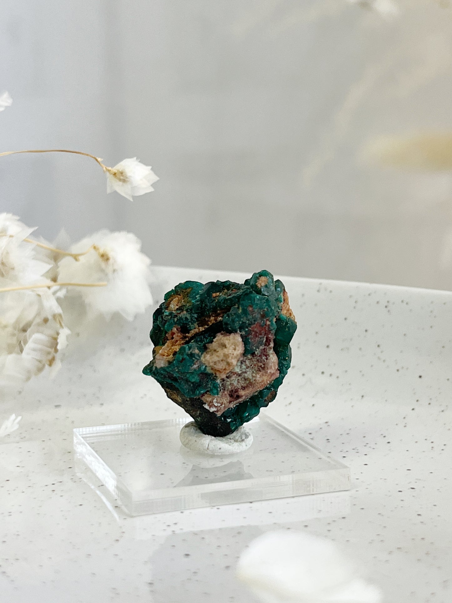 DIOPTASE SPECIMEN, 31598, STONED AND SAGED AUSTRALIA
