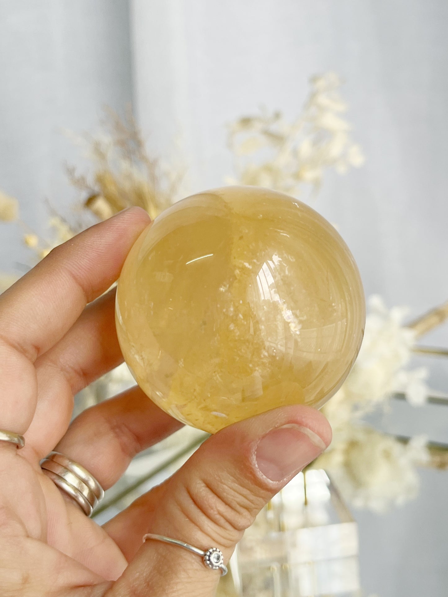 HONEY CALCITE SPHERE | 111165