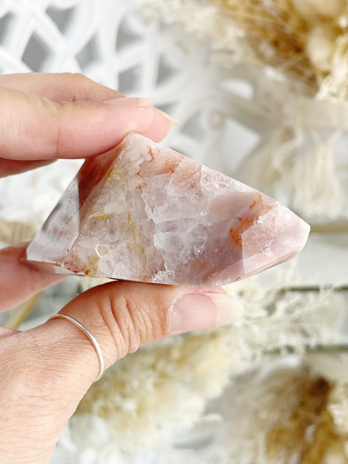 AMETHYST X FLOWER AGATE FREEFORM || 20616