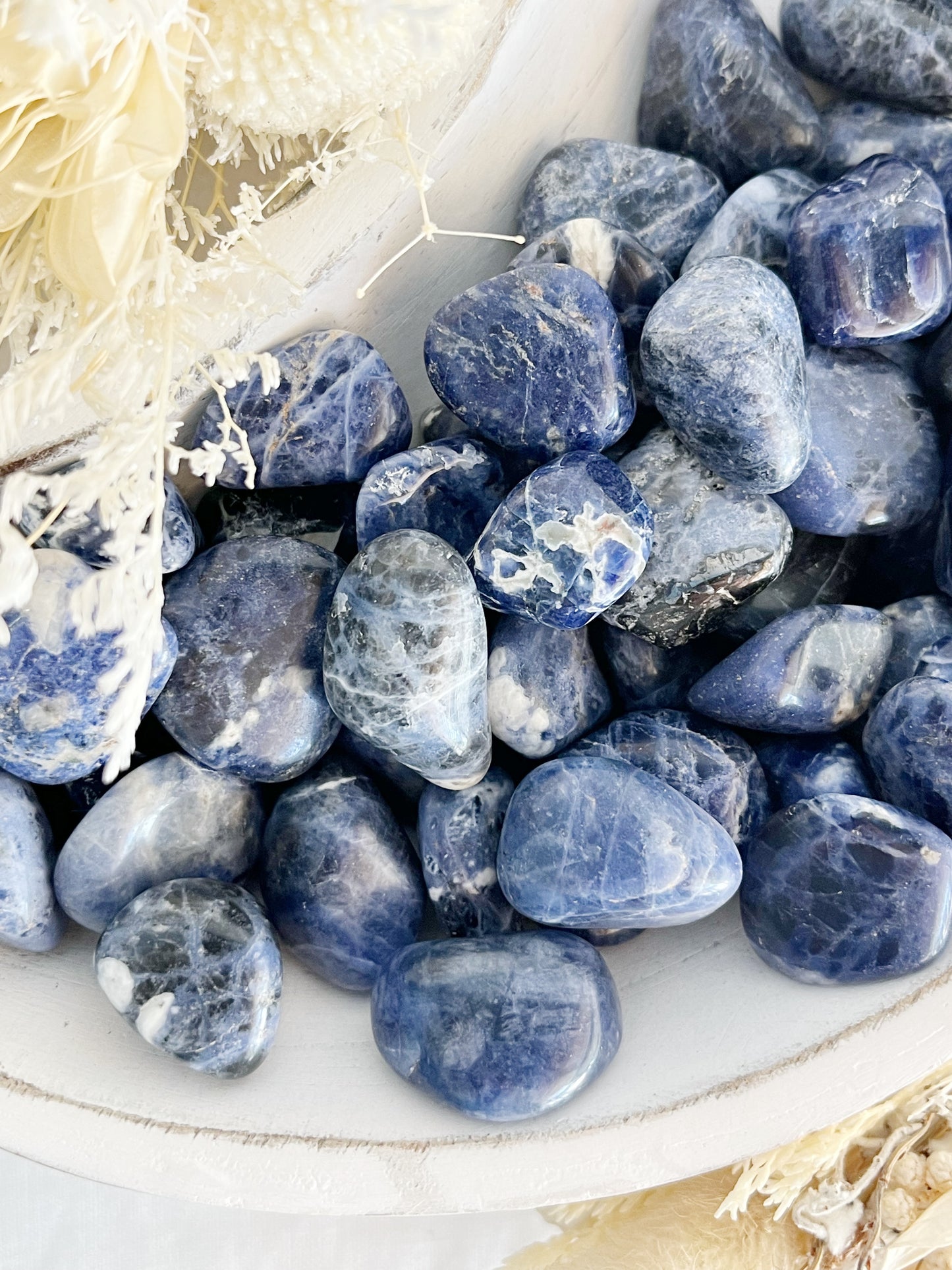 SODALITE TUMBLE, STONED AND SAGED AUSTRALIA