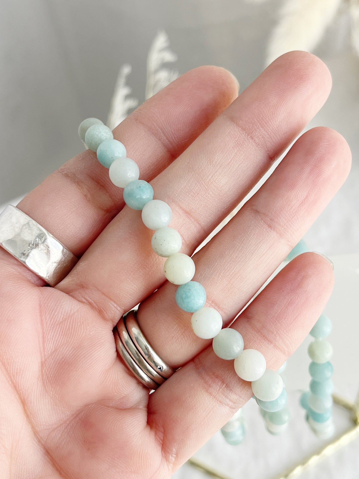 AMAZONITE BEAD BRACELET || 6MM INTUITIVELY CHOSEN