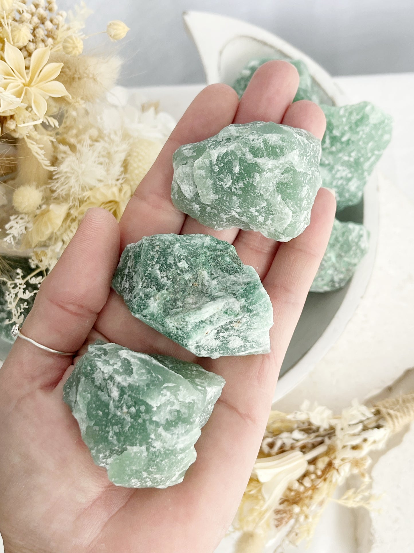 GREEN AVENTURINE ROUGH | INTUITIVELY CHOSEN