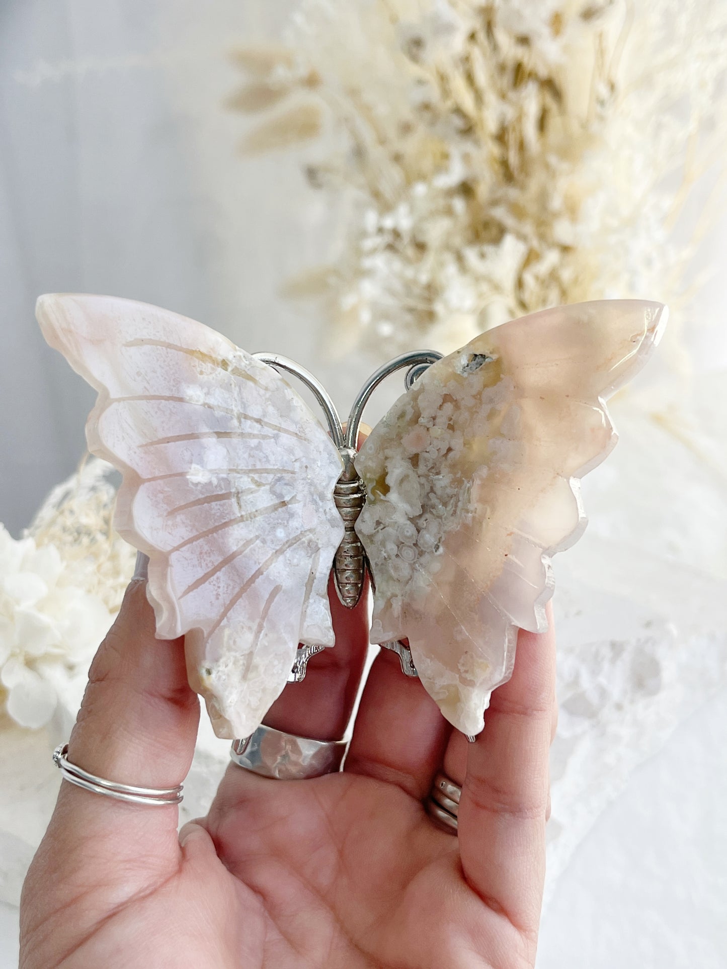 FLOWER AGATE BUTTERFLY || 31788