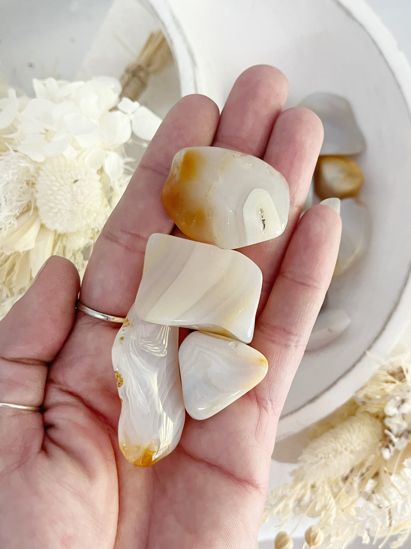 NATURAL AGATE TUMBLE