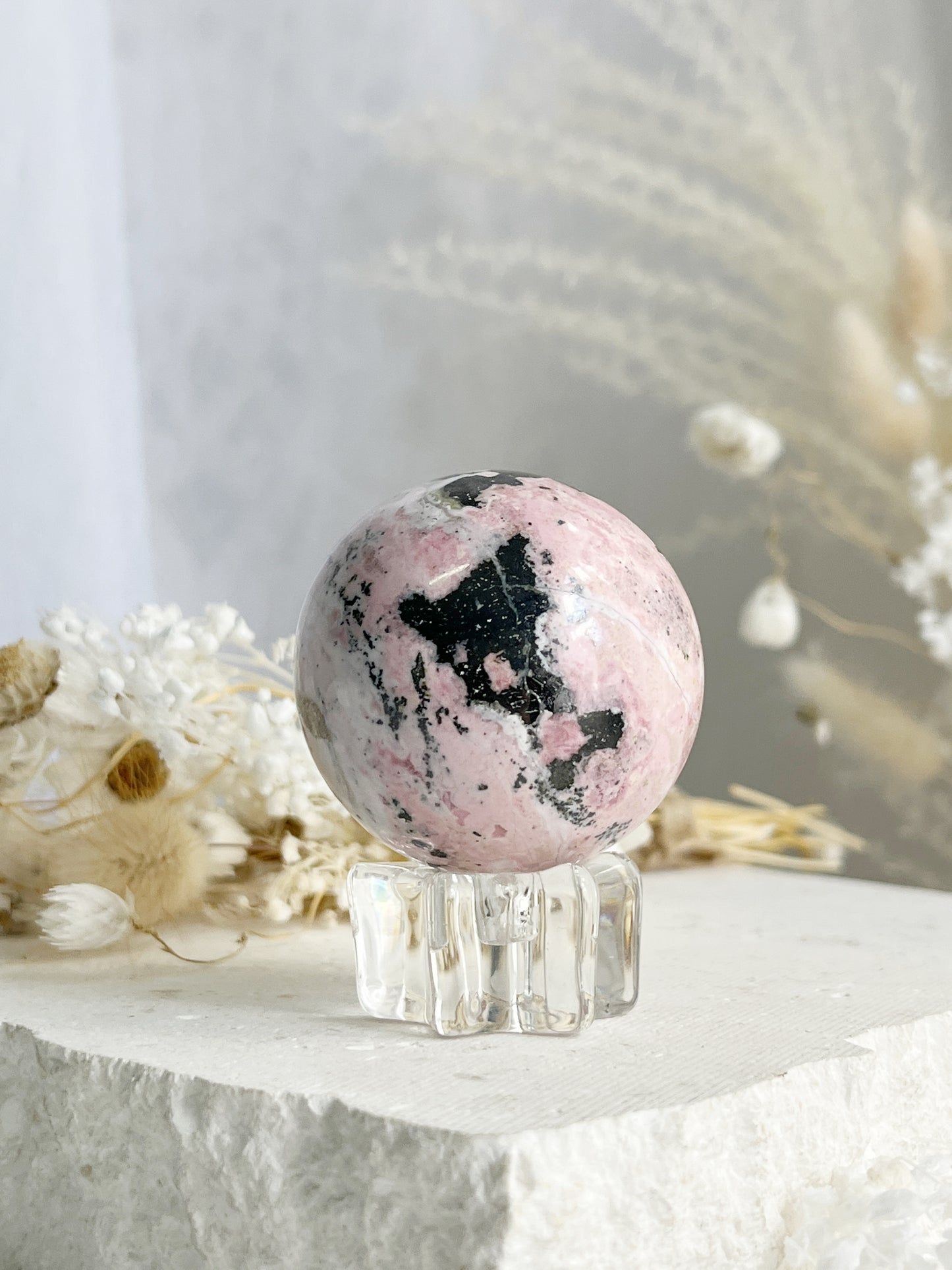PERUVIAN RHODONITE SPHERE || 31301