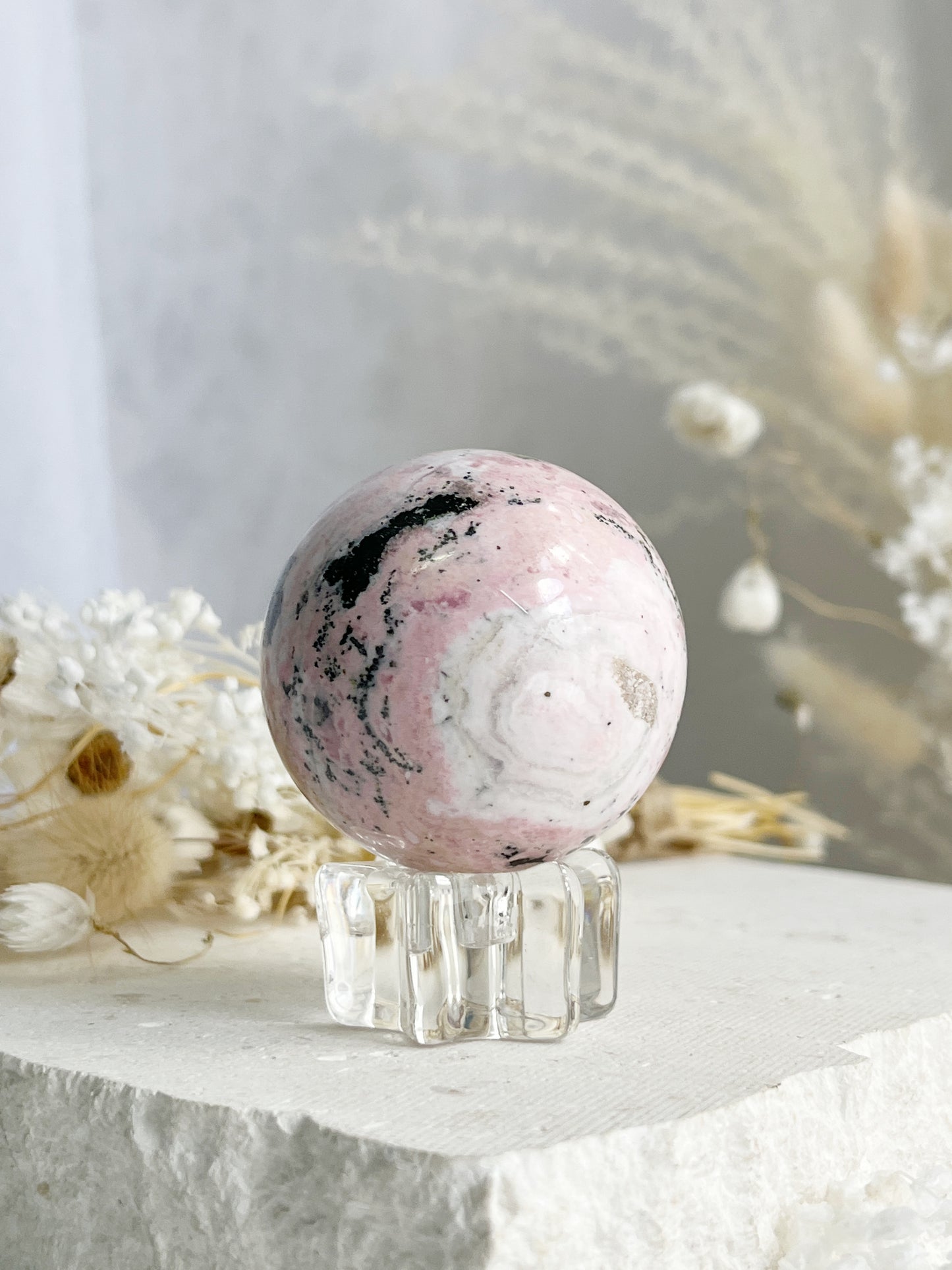 PERUVIAN RHODONITE SPHERE || 31301