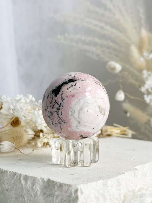 PERUVIAN RHODONITE SPHERE || 31301