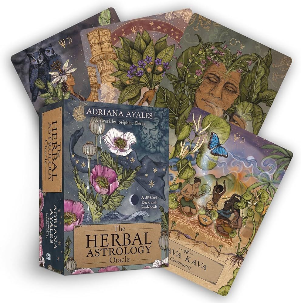 HERBAL ASTROLOGY ORACLE DECK || POCKET EDITION