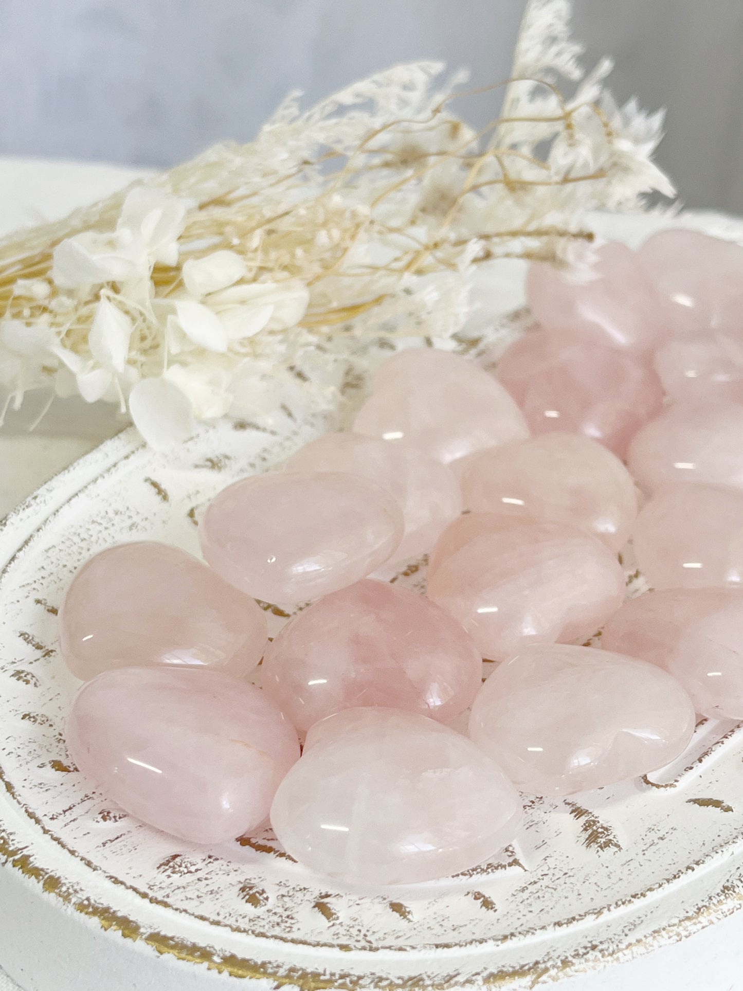 ROSE QUARTZ MINI HEART || INTUITIVELY CHOSEN