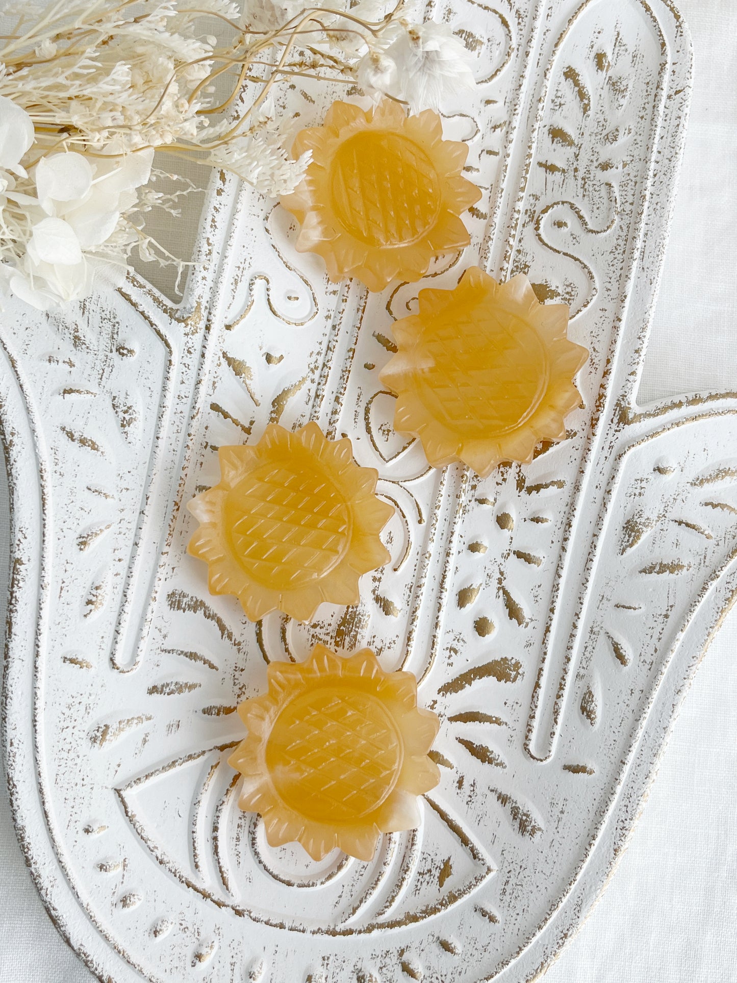 ORANGE CALCITE FLOWER || INTUITIVELY CHOSEN