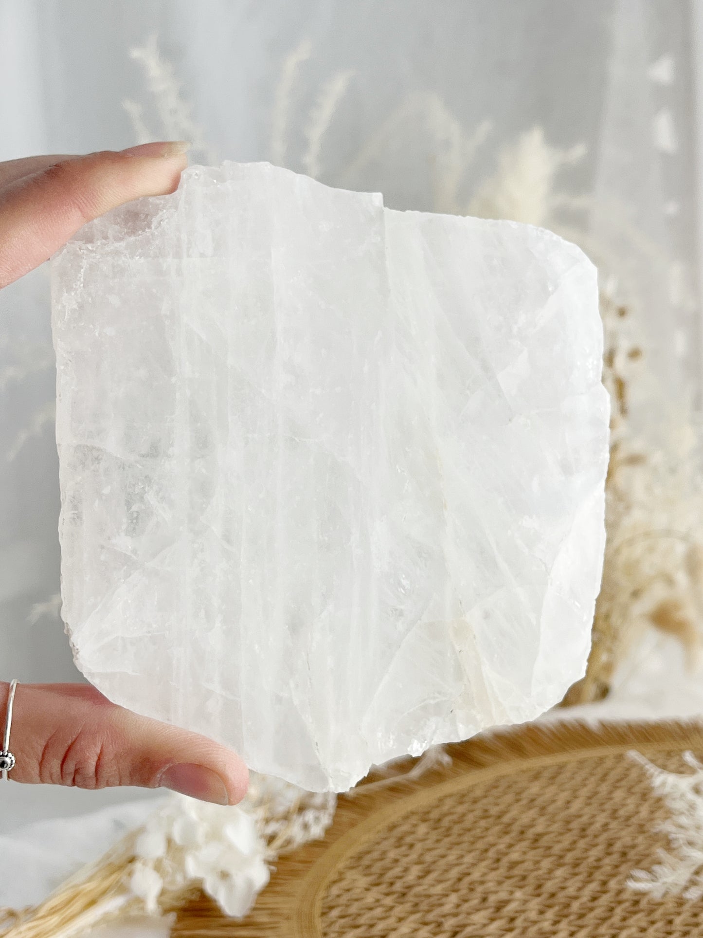 CLEAR QUARTZ MINI SLAB || 32139